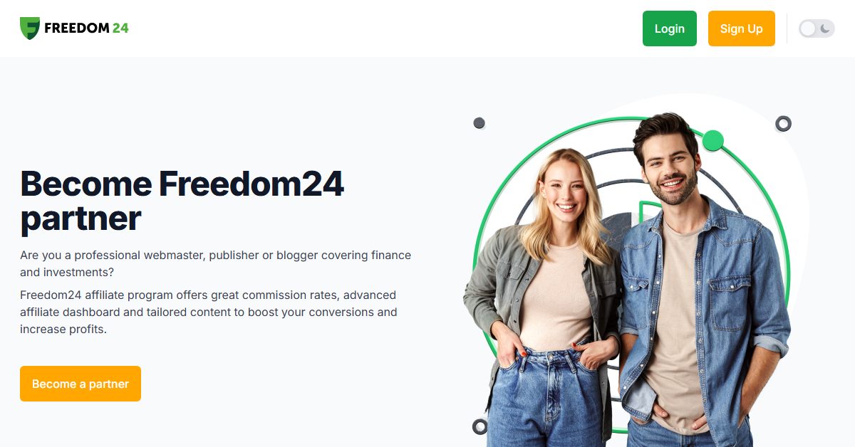 Freedom24 affiliate πρόγραμμα συνεργατών