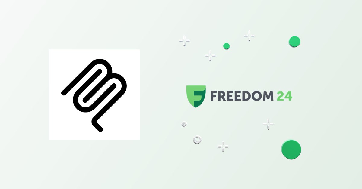 Freedom24 MCP: το λογότυπο του Model Context Protocol δίπλα στο λογότυπο της Freedom24